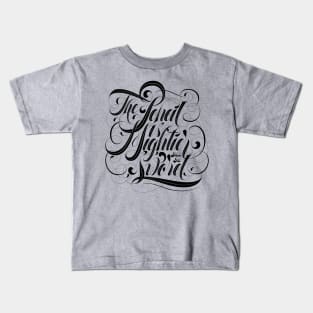The Pencil is Mightier than the Sword Kids T-Shirt